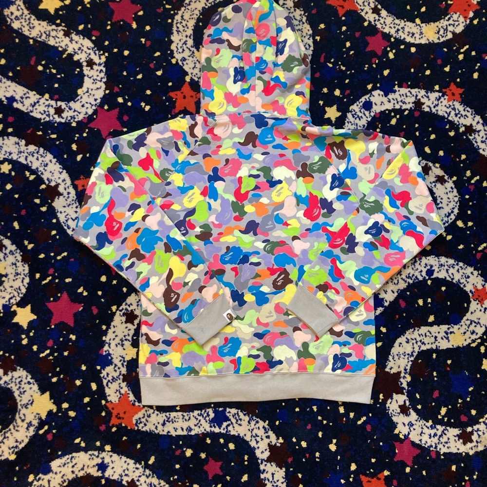 A bathing ape multicolor full zip brand new